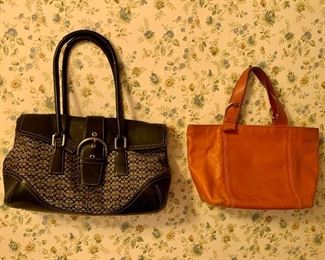 Coach purses!   What is an estate sale with purses and handbags and scarves and jewelry!  It’s here - head upstairs first if you are running to catch these before they are gone.    I’m pricing everything like a fire sale!