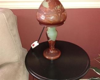 Galle Style Lamp marked Galle