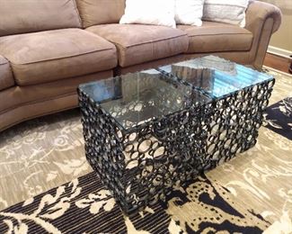 Two Cube Tables 18" Square