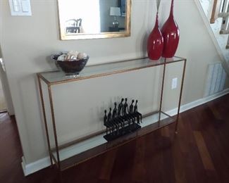 Elegant wide console Table - Measures 50" wide x 31 1/2" high x 10" deep