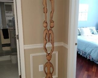 6 Ft carved sculpture