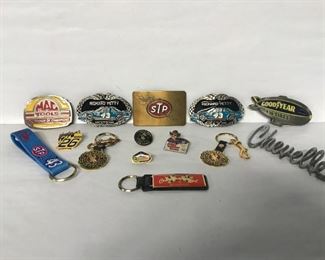 Belt buckles and key chains