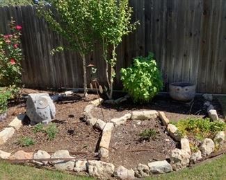 Owl garden decor and planters