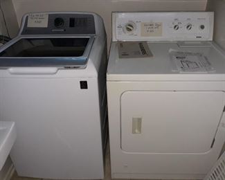 Newer model GE washer and vintage Kenmore gas dryer