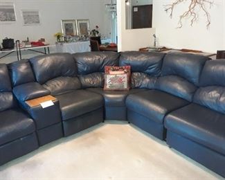 6 person sectional sofa with two reclining seats