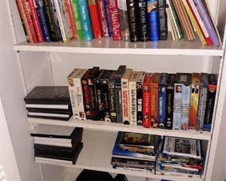 Books and VHS tapes