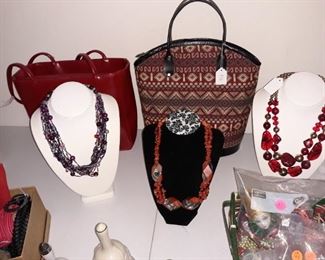 Handbags and jewelry 