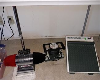 Vintage massagers and Drexel shoe shine