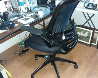 Nice office chair, folding tables
