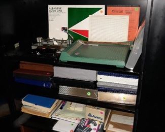 Office supplies and equipment