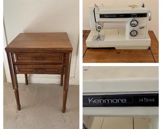 Kenmore Sewing Machine with Cabinet