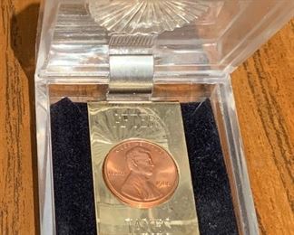 "After Taxes" 1988 Penny Money Clip
