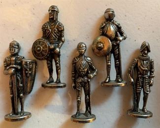 Miniature Knight Figurines 