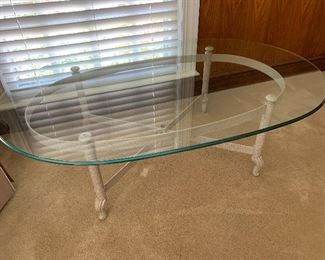 Glass Top Coffee Table