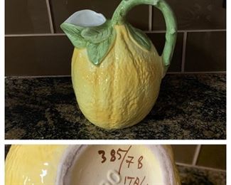 Figural Italian Pitcher