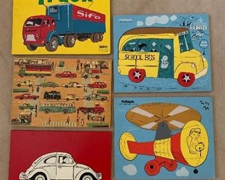 Assorted Wooden Puzzles