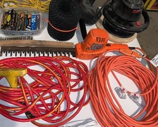 Extension Cords/Trimmer/Buffer