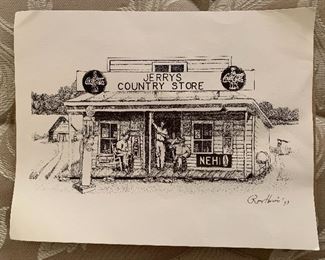 Jerry's Country Store Print 