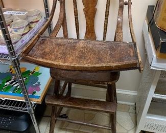 Wooden High Chair