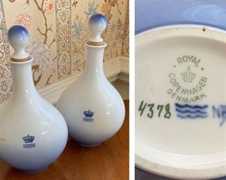 Royal Copenhagen Decanters