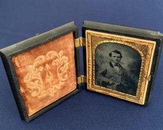 Daguerreotype with Case