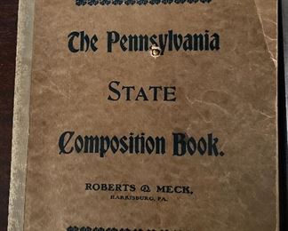 Pennsylvania State Composition Book