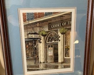 Paul DeLafille Jazz Themed Print (Signed)