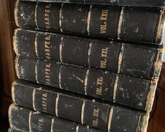 1950's-1860's Bound Editions of Harper