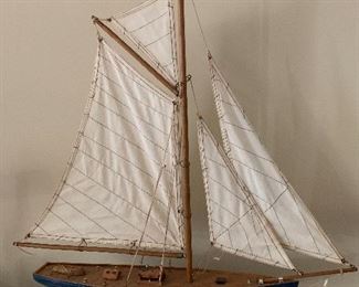 Wooden Sailboat