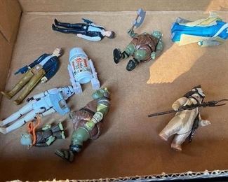 Vintage Star Wars Figures with Weapons