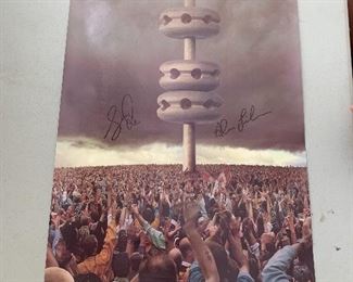 Autographed Rush Poster