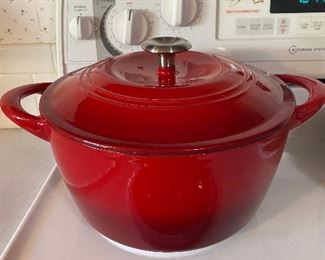 Enameled Covered Casserole