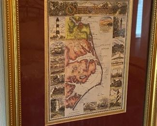 Framed Map Print