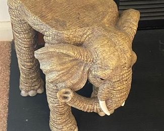 Figural Elephant Stand