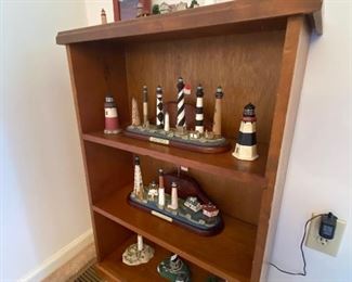 Wooden Book Shelf/Nautical Decor