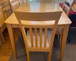 Kitchen Table and Four Chairs
