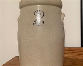 Two Gallon Stoneware Crock