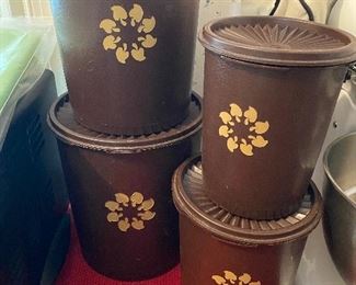 Vintage Rubbermaid Canister Set