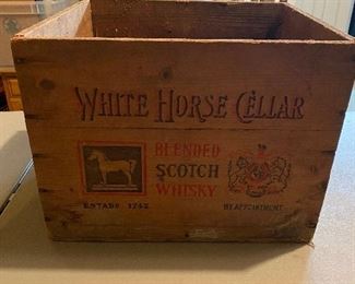 White Horse Cellar Scotch Crate