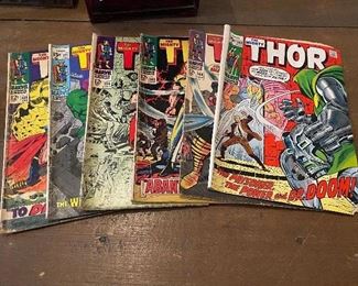 Silver Age Thor Comics (Fair Condition) 