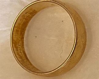 14K Gold Wedding Band