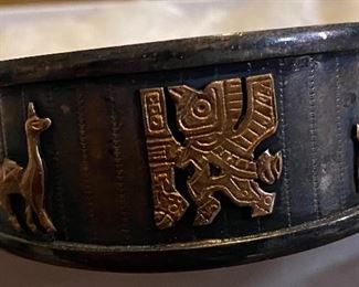 Second Unique Sterling and 14K Gold Accent Bracelet