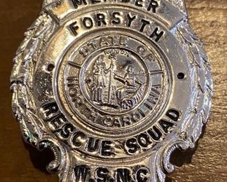 Forsyth Rescue Squad Badge