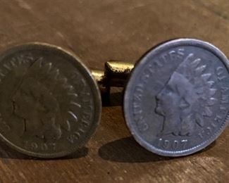 Indian Head Penny Cufflinks
