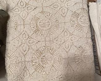 Old Crocheted Table Cover