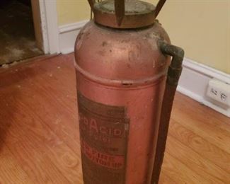 1927 (or earlier) Copper Fire Extinguisher