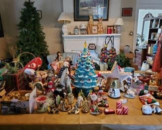 Large Collection of Christmas & Holiday Decor