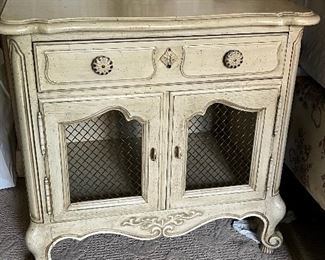 2 matching French Provincial nightstands