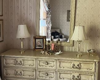 matching dresser with mirror