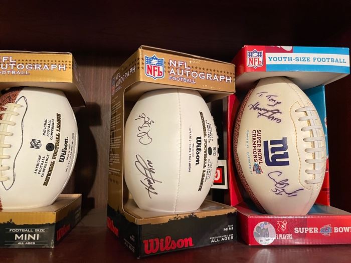 Carl Banks NY Giants Signed footballs